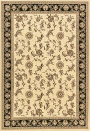 Dynamic Rugs LEGACY 58017-190 Ivory and Black